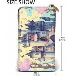 Fairytale CastleWomen'S Zipped Wallet With Multiple Card Slots. With Zipped Coin Pocket. $22.34 Wallets