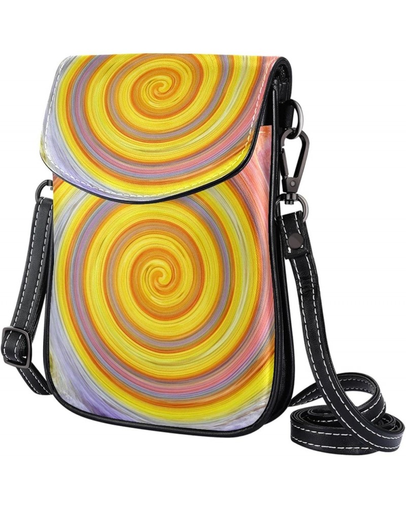 Crossbody Bag for Women, Purse, Messenger Bag, Shoulder Bag, Retro Pattern Spiral $14.81 Shoulder Bags