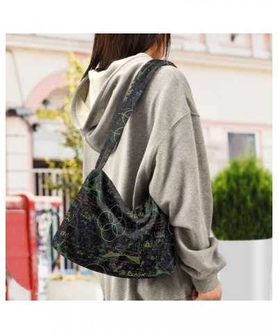 Multicolored Formula faux plush Tote Handbags multifunctional Underarm Bag for women $12.75 Totes