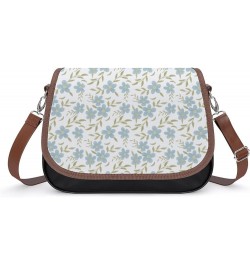 Printed Crossbody Bag Shoulder Bag PU Leather Women's Designer Satchels Colorful Chrysanthemum Sunflower Color13 $26.99 Cross...