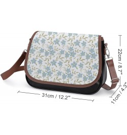 Printed Crossbody Bag Shoulder Bag PU Leather Women's Designer Satchels Colorful Chrysanthemum Sunflower Color13 $26.99 Cross...