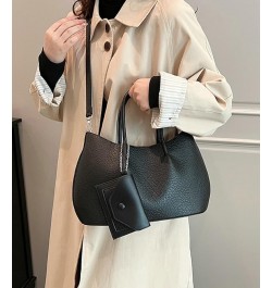 Tote Bag Chic Handbags for Women Lady Elegant Shoulder Bag Soft Slouchy Tote Bag Crossbody Bag with Mini Purse Brown $35.88 T...