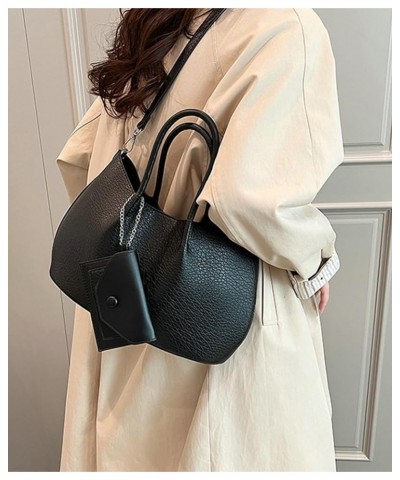 Tote Bag Chic Handbags for Women Lady Elegant Shoulder Bag Soft Slouchy Tote Bag Crossbody Bag with Mini Purse Brown $35.88 T...