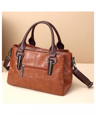 Handbags and Purses for women Vegan Leather Tote Bag for Women Satchel Shoulder Bags Travel Purse with Compartments Brown $16...