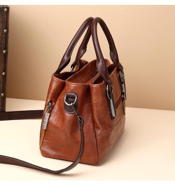 Handbags and Purses for women Vegan Leather Tote Bag for Women Satchel Shoulder Bags Travel Purse with Compartments Brown $16...