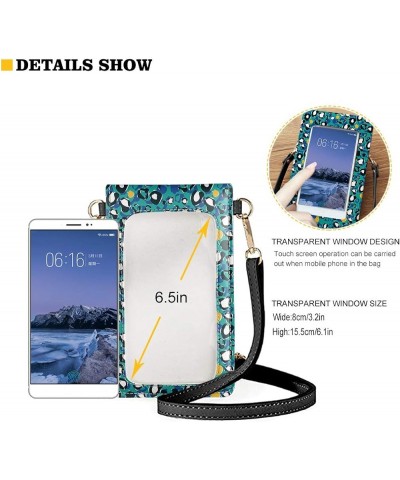 Crossbody Cell Phone Purses with Shoulder Strap Lightweight Thin Wallet Small Phone Bag for Women Gift Dolphin Text $12.00 Wa...