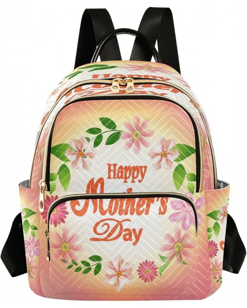 Fashion Backpack Mini Backpack Purse Casual Daily Backpack Happy Mothers Day for Travel for College Work Medium $18.35 Backpacks