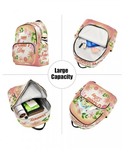 Fashion Backpack Mini Backpack Purse Casual Daily Backpack Happy Mothers Day for Travel for College Work Medium $18.35 Backpacks