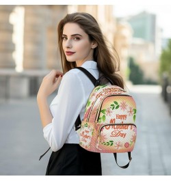 Fashion Backpack Mini Backpack Purse Casual Daily Backpack Happy Mothers Day for Travel for College Work Medium $18.35 Backpacks