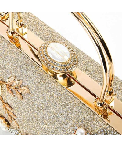 Women Sparkling Evening Clutch Bag Bling Glitter Bridal Rhinestone Crystal Diamond Handbag Purse For Wedding Prom Party Gold ...