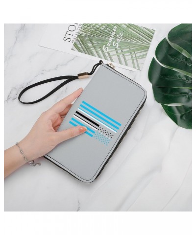 Botswana American Flag Cute Wallet Long Wristlet Purse Credit Card Holder Cell Phone Purse Elegant Clutch Handbag for Women $...