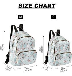 Mini Backpack for Women, Cute Elephant Bee Travel Backpack Purse for Ladies, Small Bookbag Daypack Shoulder Bag S Multi388 Sm...