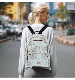 Mini Backpack for Women, Cute Elephant Bee Travel Backpack Purse for Ladies, Small Bookbag Daypack Shoulder Bag S Multi388 Sm...