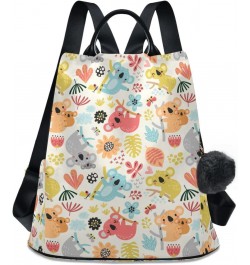 Koala Women Backpack Purse Anti-theft Lightweight Shoulder Bag $19.20 Backpacks