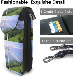 Wind Turbines Generating Electricity Crossbody Bags For Women Mini Phone Purse Shoulder Handbags Card Holder Wallet $13.43 Cr...