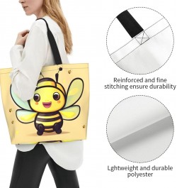 Yellow Bee Women'S Shoulder Shopping Bag, Suitable For Daily Travel Shopping, Handbag Items Storage $16.00 Shoulder Bags