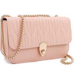 Mini Shoulder Bag for Women PU Leather Small Bags for Women Little Tote Bag Women Purses Pink $7.47 Shoulder Bags