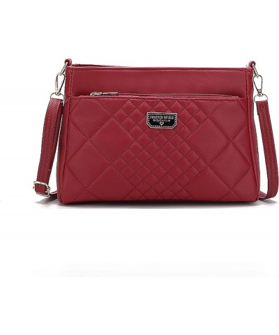 Crossbody bags for Women Crossbody Purse Shoulder Bag (Pink) Red $37.92 Totes