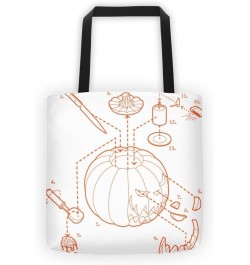 Exploded Jack-O-Lantern Tote Bag All-over $14.30 Shoulder Bags