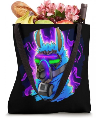 Llama Cyborg Robot Llama Cool Artistic Retro Alpacas Tote Bag $9.24 Totes