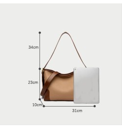 Large Capacity Tote Bag for Women's Commuting Single Shoulder Crossbody Bag Black $15.57 Totes