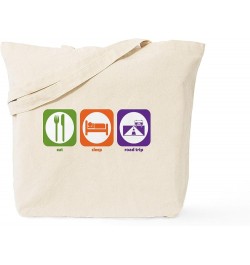 Eat Sleep Rockhound Tote Bag Natural Canvas Tote Bag, Cloth Shopping Bag Eat Sleep Road Trip Tote Bag $8.00 Travel Gear