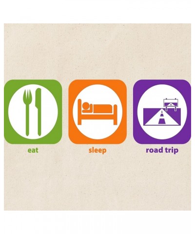 Eat Sleep Rockhound Tote Bag Natural Canvas Tote Bag, Cloth Shopping Bag Eat Sleep Road Trip Tote Bag $8.00 Travel Gear