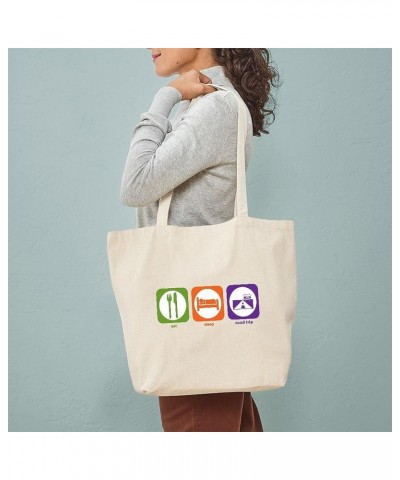 Eat Sleep Rockhound Tote Bag Natural Canvas Tote Bag, Cloth Shopping Bag Eat Sleep Road Trip Tote Bag $8.00 Travel Gear