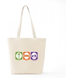 Eat Sleep Rockhound Tote Bag Natural Canvas Tote Bag, Cloth Shopping Bag Eat Sleep Road Trip Tote Bag $8.00 Travel Gear