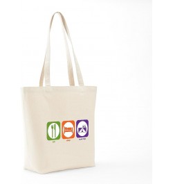 Eat Sleep Rockhound Tote Bag Natural Canvas Tote Bag, Cloth Shopping Bag Eat Sleep Road Trip Tote Bag $8.00 Travel Gear