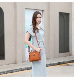 Lightweight Medium Crossbody Bag, Crossbody Purse Shoulder Bag for Women with Adjustable Strap Brown $11.34 Crossbody Bags