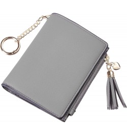 Small Wallet for Women Leather Bifold Women Wallets with Tassel [Rfid Blocking] [Zippered Coin Pocket] Cute Wallets for Girls...