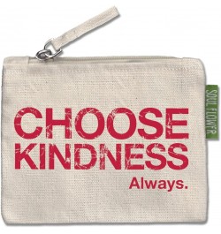 Small Eco Zipper Pouch (Into the Forest) Choose Kindness $11.21 Clutches