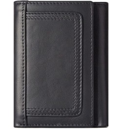 Genuine Leather Men's Money Organizers Business Card Cases Money Clips Cowhide RFID Blocking Wallets (Color : Khaki) Black $3...