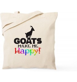 Give Us A Kiss! Tote Bag Natural Canvas Tote Bag, Cloth Shopping Bag Goats Make Me Happy Tote Bag $8.95 Travel Gear