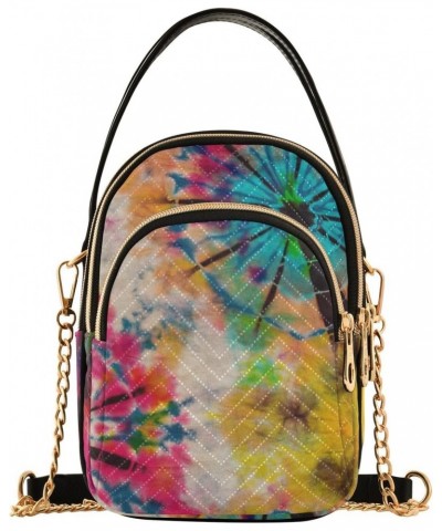 Tie Dye Crossbody Bags for Women with Shoulder Strap Cell Phone Purse Trendy Shoulder Handbags Wallet Dating Shopping Walking...