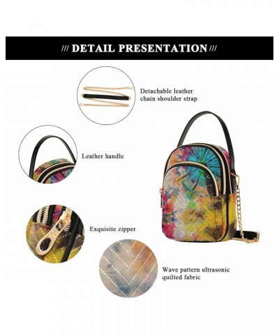 Tie Dye Crossbody Bags for Women with Shoulder Strap Cell Phone Purse Trendy Shoulder Handbags Wallet Dating Shopping Walking...