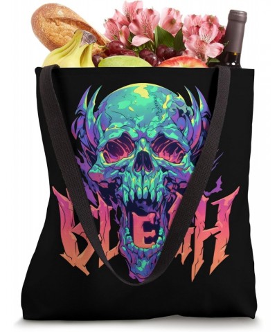 Heavy Hardcore Metal Music | Metalcore Scream Tote Bag $12.47 Totes