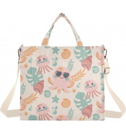 Cartoon Animal Pattern Corduroy Tote Versatile Shoulder Bag for Women with Zipper Magnetic Clasp，S $16.22 Totes