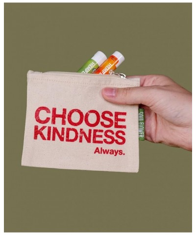 Small Eco Zipper Pouch (Into the Forest) Choose Kindness $11.21 Clutches