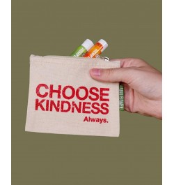 Small Eco Zipper Pouch (Into the Forest) Choose Kindness $11.21 Clutches