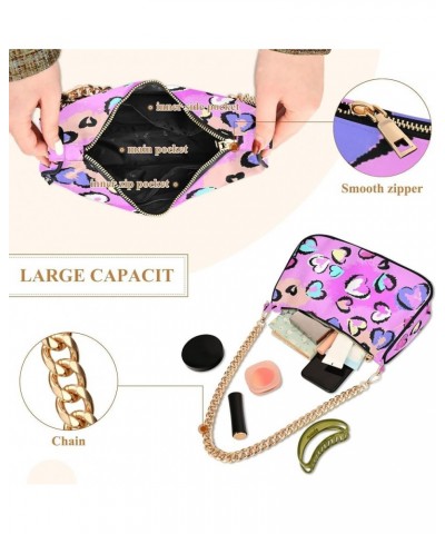 Fashion Quilted Crossbody Bag for Women Shoulder Evening Purse with Gold Chain & Smooth Zipper Satchel Hobo Handbag for Gift ...