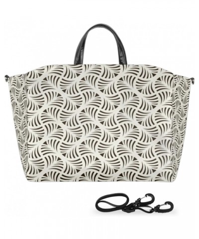 Contemporary Geometric Pattern Large Tote Bag Women Should Bag Extra Large Tote Bags Waterproof Big Crossbody Tote Bag with i...