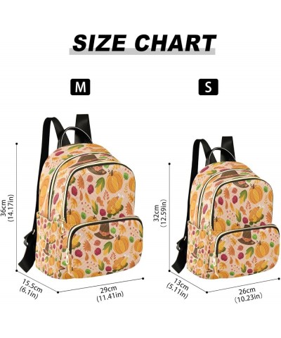 Fall Halloween Thanksgiving Day Women Backpack Purse Ladies Fashion Shoulder Bag Daypack Travel Bag 7.5L Small $13.33 Backpacks