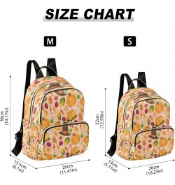 Fall Halloween Thanksgiving Day Women Backpack Purse Ladies Fashion Shoulder Bag Daypack Travel Bag 7.5L Small $13.33 Backpacks