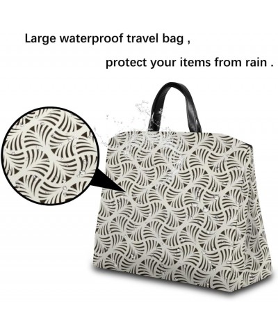 Contemporary Geometric Pattern Large Tote Bag Women Should Bag Extra Large Tote Bags Waterproof Big Crossbody Tote Bag with i...