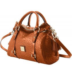 Handbag, Ostrich Satchel Caramel $118.72 Satchels