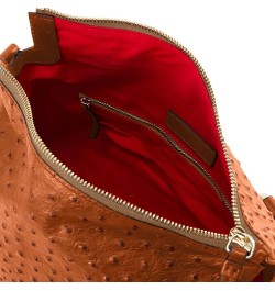 Handbag, Ostrich Satchel Caramel $118.72 Satchels