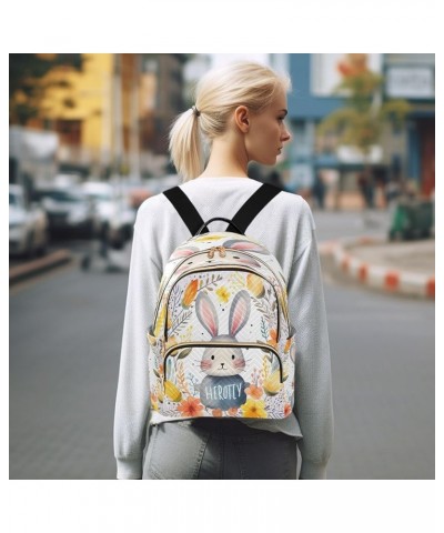 Cartoon Cute Bunny Quilted Backpack for Women Purse Shoulder Bag Travel Bags for Daily Work Nurse M Medium $16.11 Backpacks