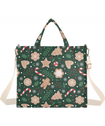 Totes Purse for Women Red Heart Love Reusable Grocery Tote Aesthetic Purses Crossbody Purse Gingerbread Festive Cookies $11.2...